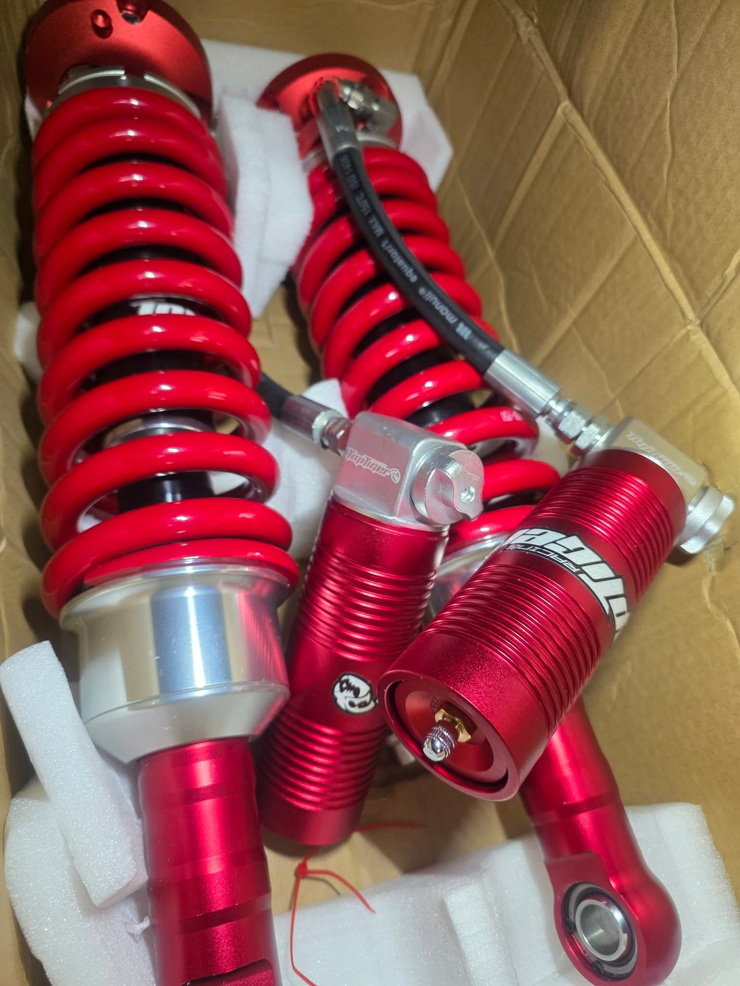 Foton tunland v9 Lift kit remote reservoir raving full kit 2inch
