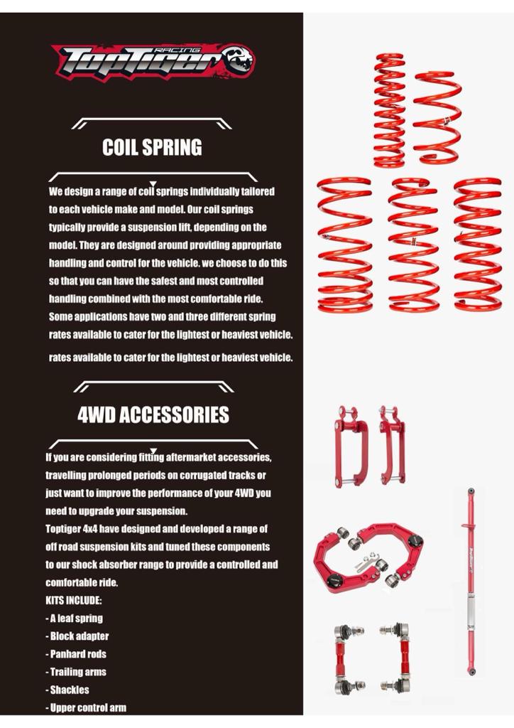 Nissan Navara D23 NP300  2 INCH NITRO KIT LIFT KIT