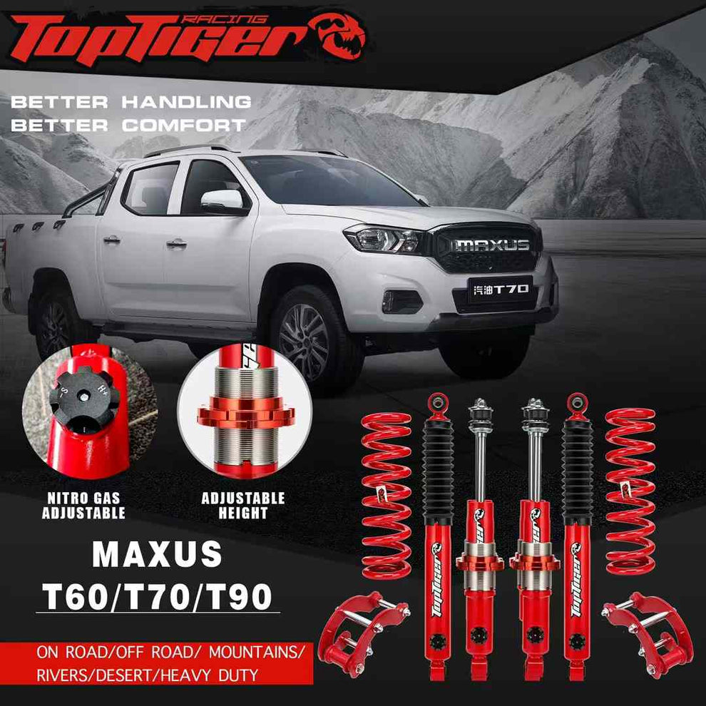 LDV T60 UTE LIFT KIT 50MM 2INCH NITRO SERIES – TopTiger Racing Australia