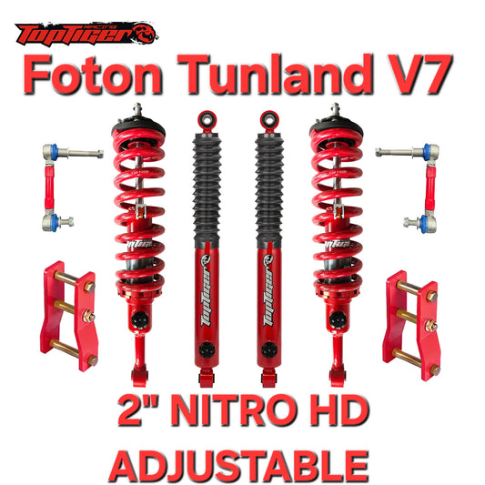 FOTON TUNLAND V7  2inch lift kit - NITRO  OFF ROAD ONLY  ( LEAF SPRING MODEL )